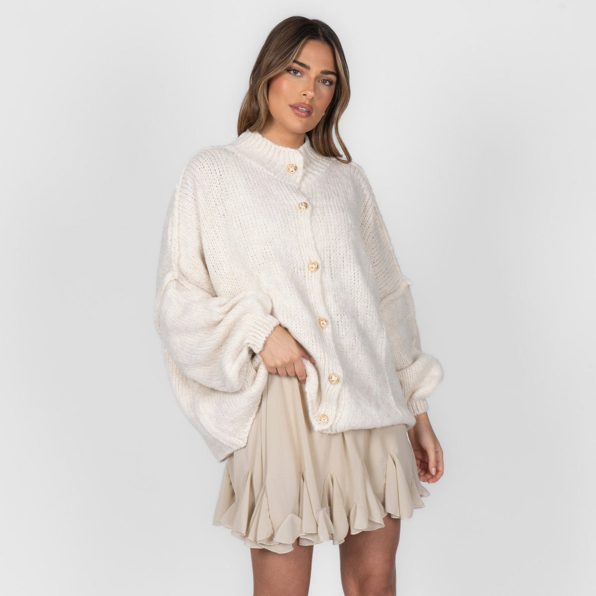 Oversized-Cardigan "CozyGlam" | Amalia