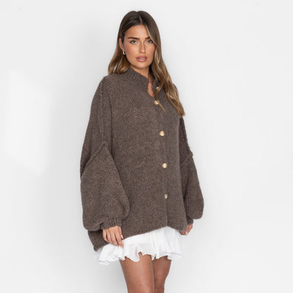 Oversized-Cardigan "CozyGlam" | Amalia