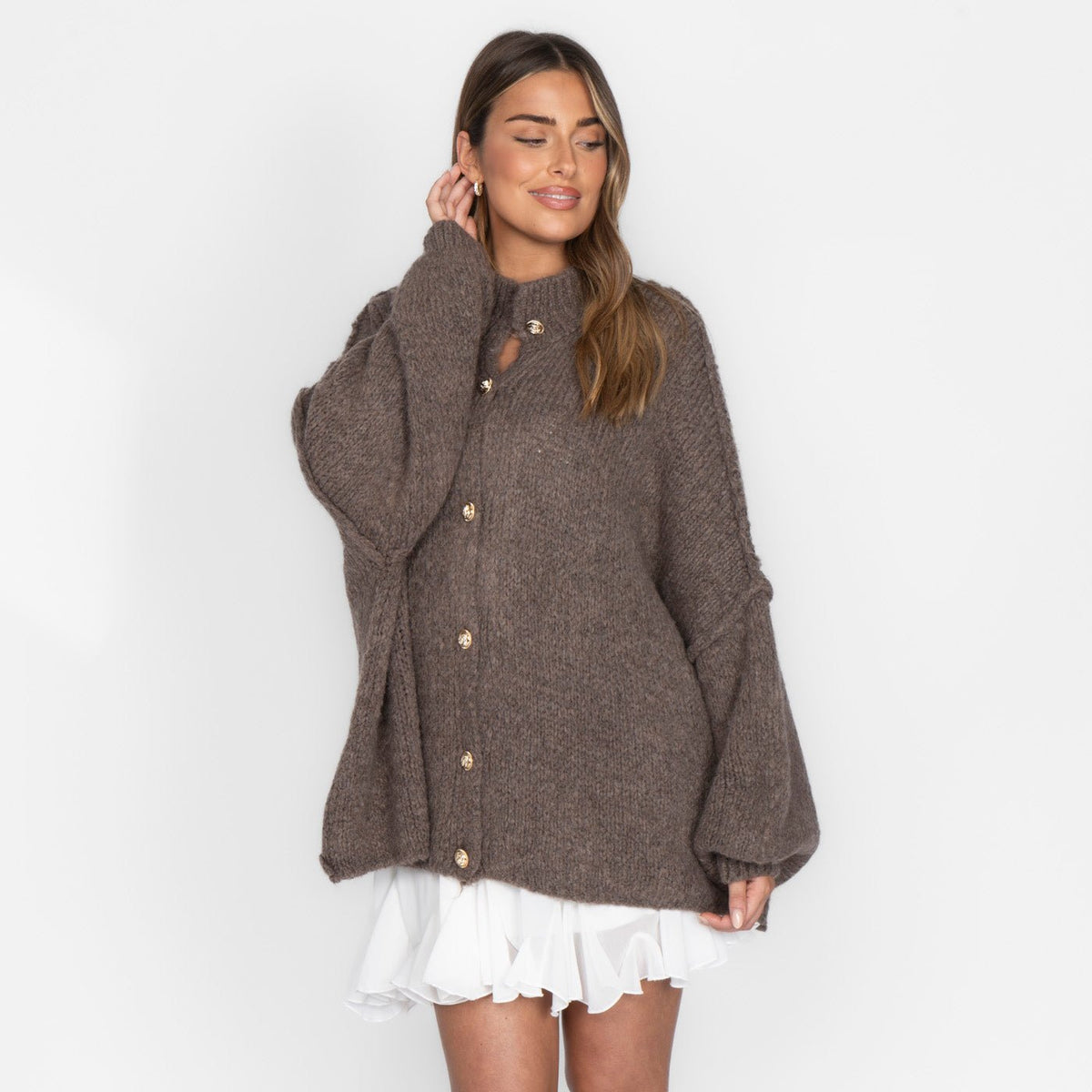 Oversized-Cardigan "CozyGlam" | Amalia